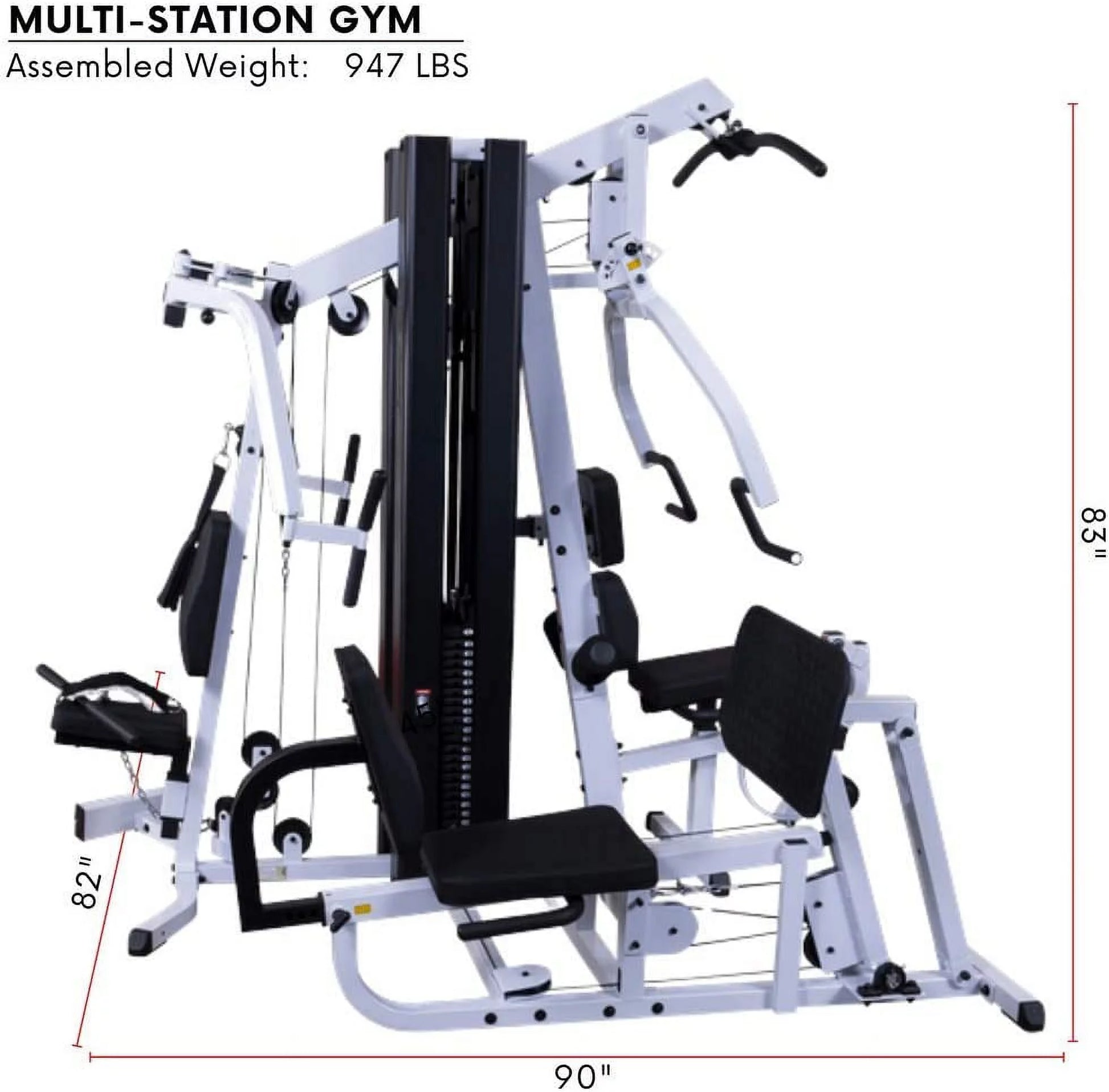 EXM3000LPS Multi-Station Selectorized Gym for Light Commercial and Home Gym